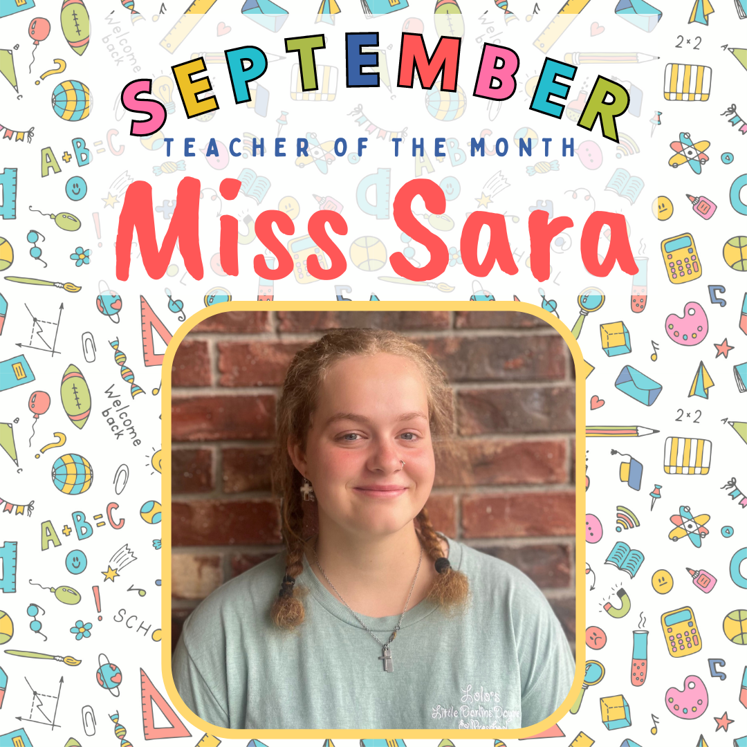 Sara Clark - Teacher of the Month September